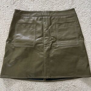 Very J Green Mini Pencil Skirt Casual Cargo